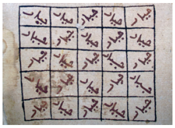 Manuscrito talism&acirc;nico do Chade, n&atilde;o datado (pormenor)108