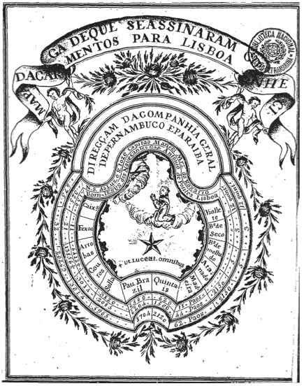 Mapa da carga de que se assinaram conhecimentos para Lisboa, 1769