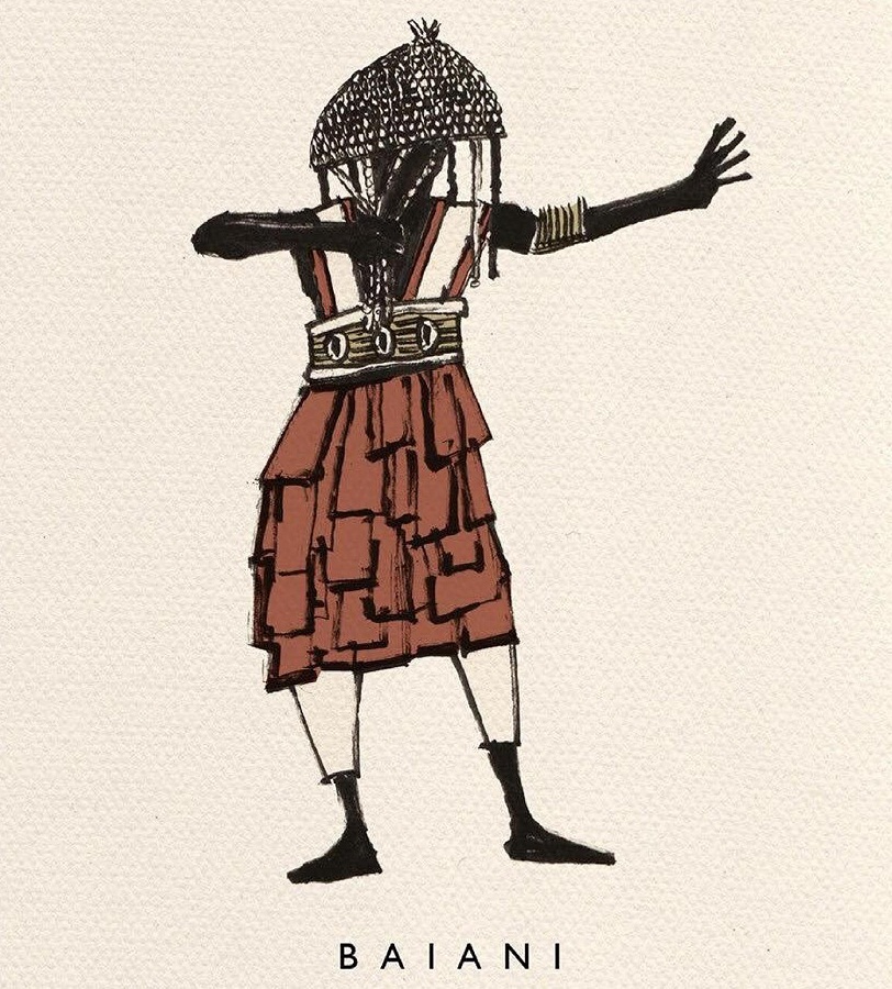 : Ilustra&ccedil;&atilde;o do orix&aacute; Baiani