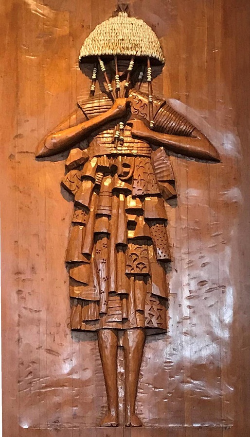 : Dad&aacute;/Baiani em painel de Caryb&eacute; no MAFRO, Salvador &ndash; BA