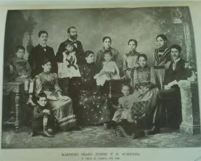 Martinho Prado J&uacute;nior (1843-1906) e fam&iacute;lia