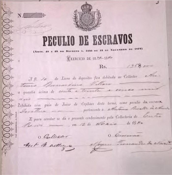 Pec&uacute;lio de Dorothea, 1880