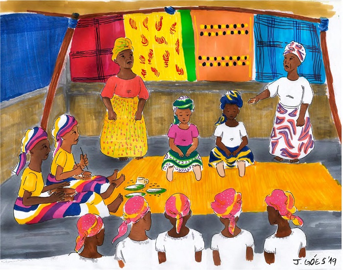 Elementos do mwali ni quintale: os ritos de
							inicia&ccedil;&atilde;o feito nos quintais