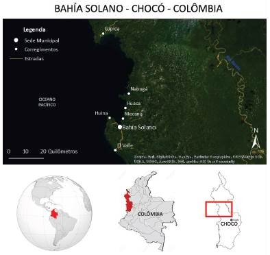 Localizaci�n de Bah�a Solano