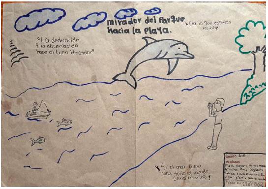 Mirador del parque hacia la playa