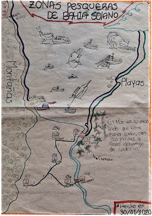 Zonas pesqueras de Bah�a Solano