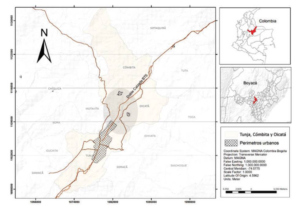 Localización del área de estudio