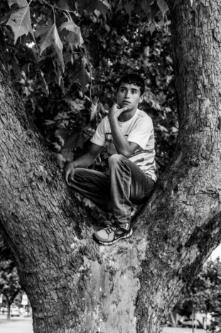 Superaci&oacute;n . &ldquo;Sobre un &aacute;rbol, como un ave esperando alzar el vuelo hacia otros cielos despejados&rdquo; (Alejandro, 20 a&ntilde;os).
