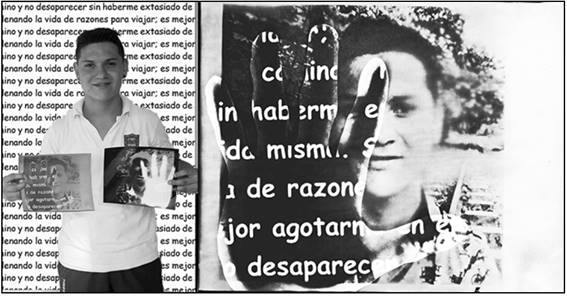 Acci&oacute;n: representar el mensaje visual