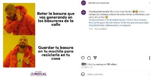 Uso de memes como recurso informativo para sensibilizar sobre temas socioambientales