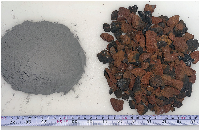 Agregado reciclado de arcilla termoexpandida y ceniza de bagazo de ca�a de az�car.