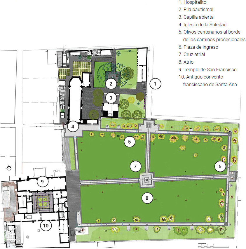 Plan Maestro Monumental y Ambiental del antiguo convento franciscano de Santa Ana, 2010.