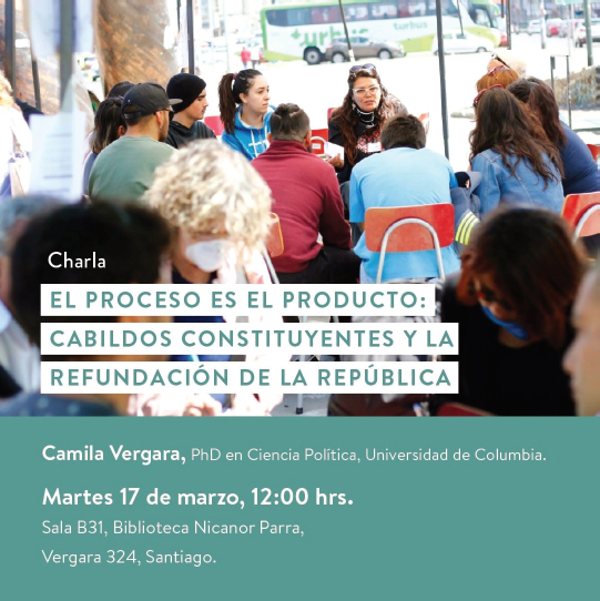 Con �nfasis en los cabildos y la &ldquo;refundaci�n de la rep�blica&rdquo; se anunciaban las charlas organizadas por quienes impulsaban una nueva constituci�n para el 2022.