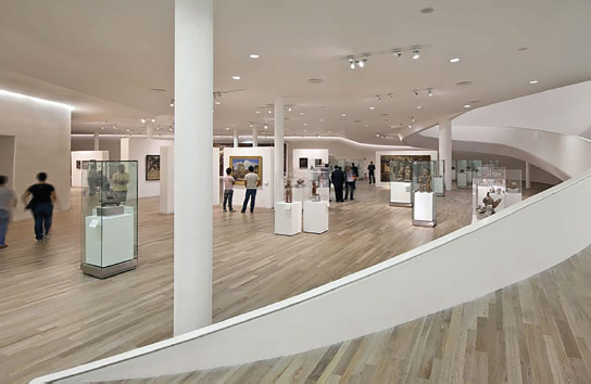 Interior del museo Soumaya