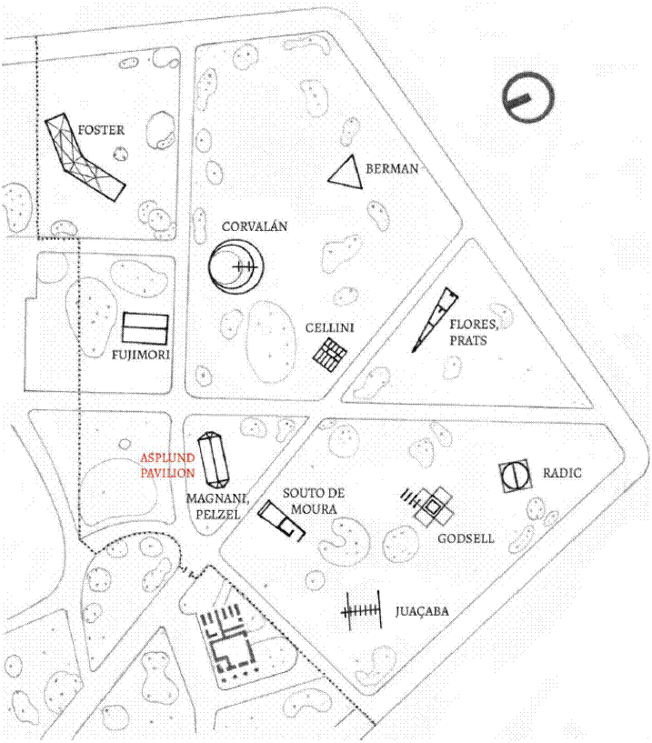 Plano de ubicaci�n de las capillas, 2018. Fuente: Archivo CAPUAO. Autor de imagen: Jos� Francisco Gonz�lez Mart�nez (JFGM), 2022.
