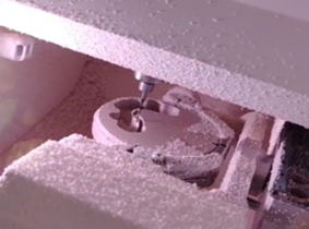 Fresado de estructura PEEK