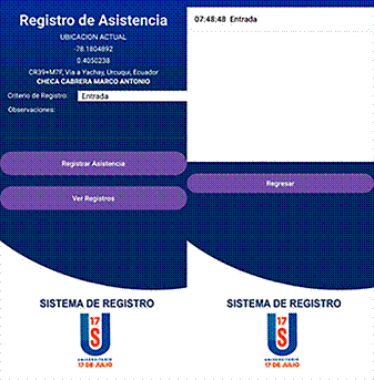 Interfaz de la Geoaplicaci�n de Asistencia Docente