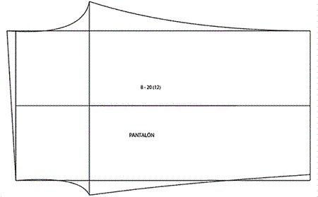 Patr�n base pantal�n