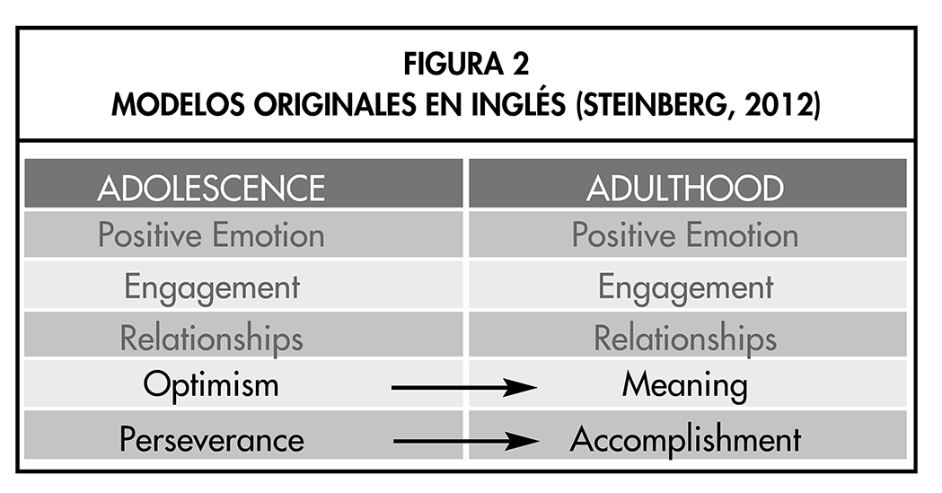 FIGURA 2. MODELOS ORIGINALES EN INGLÉS (STEINBERG, 2012)