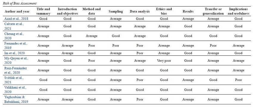 Risk of Bias Assessment