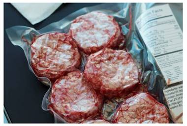 Envase de la Impossible Burger 