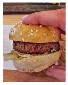 Mini hamburguesas Impossible Burger.