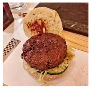 Mini hamburguesas Impossible Burger.