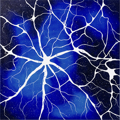 Mindscape on canvas (2024), Nadine Achtelik