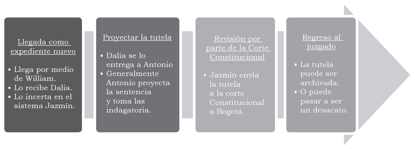 Circulación de las tutelas