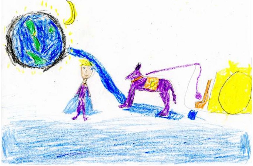 El dios de la mitolog&iacute;a egipcia. Leyenda del ni&ntilde;o: &ldquo;El dios Ra toma la luna y trae el Sol a la Tierra&rdquo;