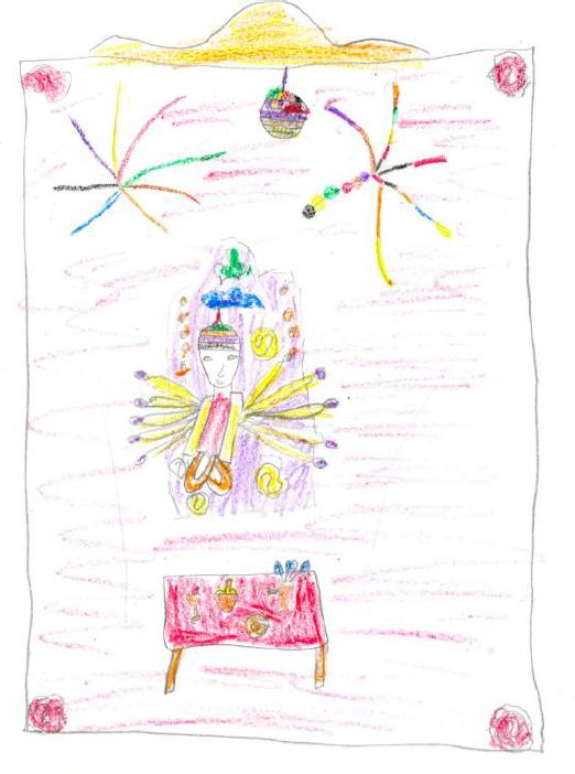 El pante&oacute;n budista. Leyenda del ni&ntilde;o: &ldquo;Dibuj&eacute; bourkhan&rdquo;