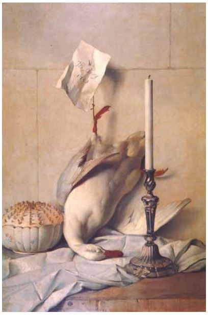 Jean Baptiste Oudry, El pato blanco (1753). Colecci&oacute;n particular
