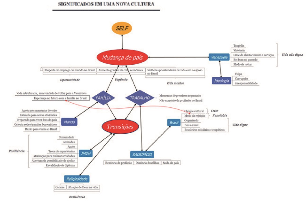 Mapa de significados da participante.