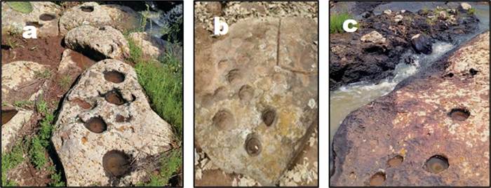  Pocitos del sitio Presa de la Luz (Esparza y Rodr�guez, 2016: 74) 