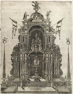 Oath stage for Charles II of Spain in Lima