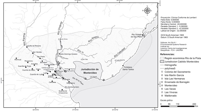 La región Río de la Plata, fines del siglo XVIII