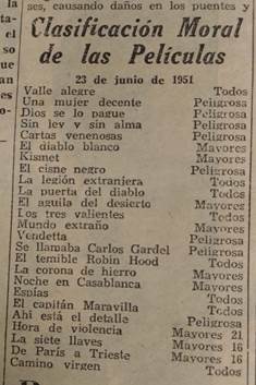 &ldquo;Clasificaci&oacute;n moral de las pel&iacute;culas&rdquo;