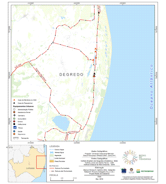 Acesso a equipamentos p�blicos da Comunidade do Degredo