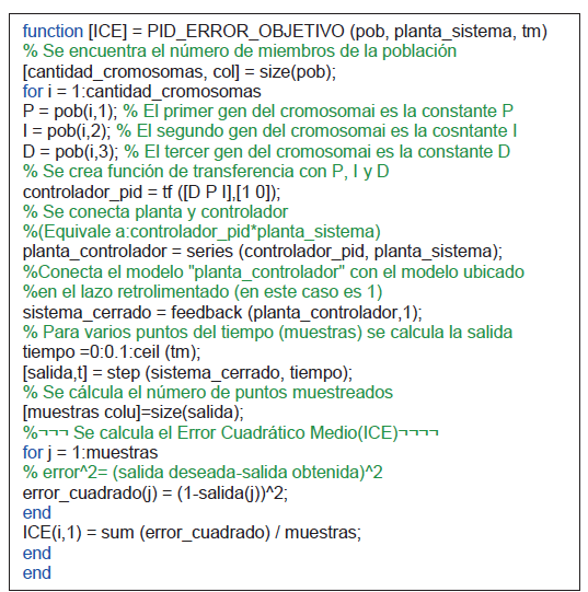 C&oacute;digo de evaluaci&oacute;n