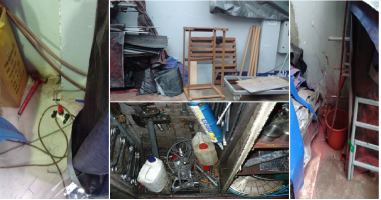 Situación inicial de corte