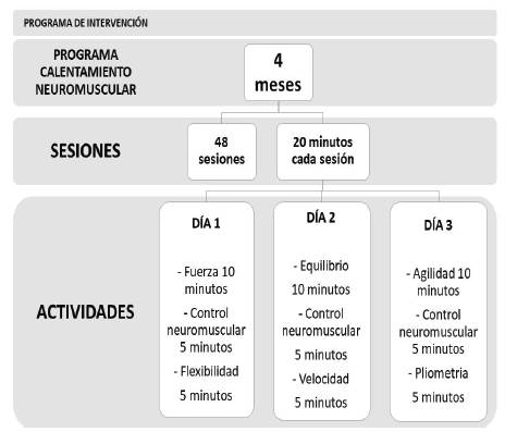 Plan de intervenci&oacute;n calentamiento neuromuscular