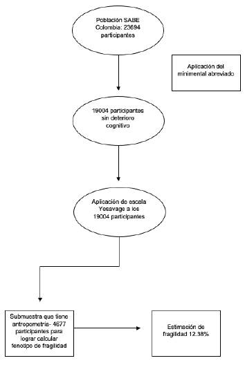 Proceso de inclusión de la muestra