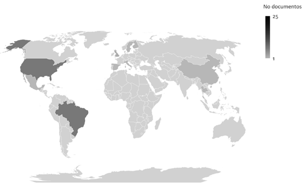 Publicaciones por localidad.