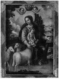 Anónimo Divina Pastora, siglo XVIII