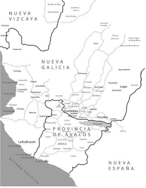 La Nueva Galicia y sus fronteras en el siglo XVII