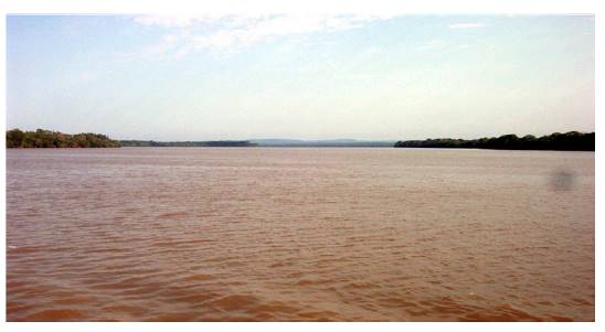 The Uruguay River near San Francisco Xavier mission