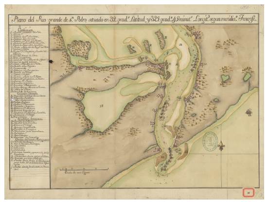 Plano de R&iacute;o Grande de San Pedro 