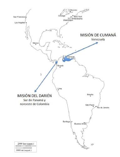 Misiones de capuchinos hispanos en América, primera mitad del siglo XVII