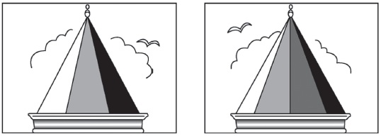 Dos vistas de la misma torre