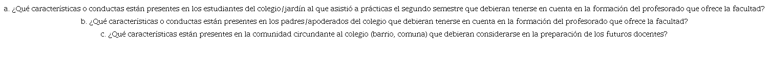 Preguntas del cuestionario en línea
